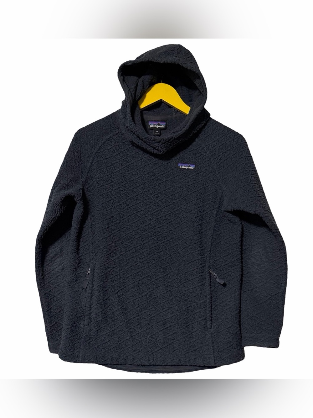 Patagonia hooded fleece Sweater Hoodie navy blue XS